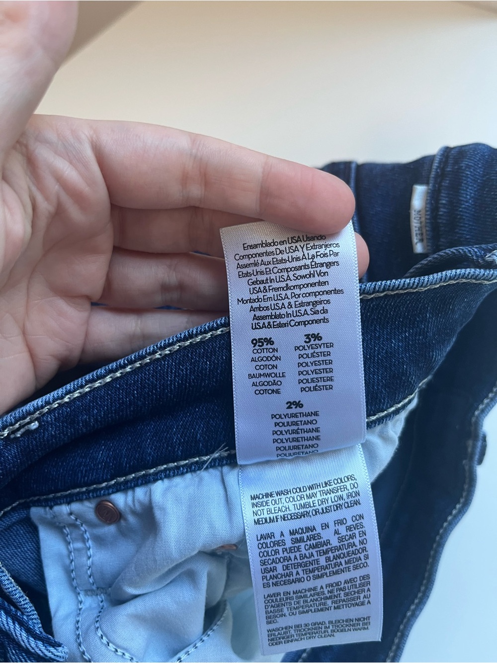 Mother Lil Mother Lil Tripper Ankle Homecoming High Blue Jeans 30 - Picture 10 of 13